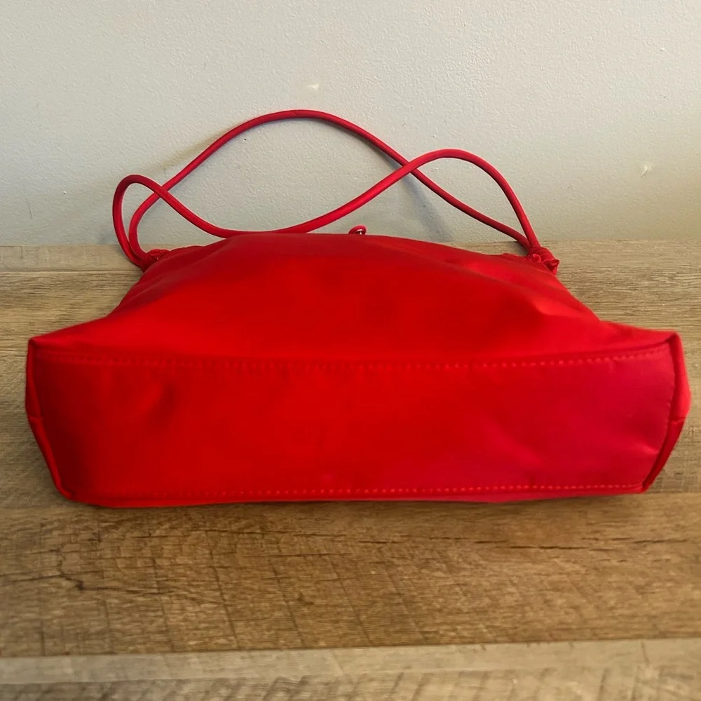 Vera Bradley Shoulder Bag Crimson Red Purse Bag Y2K Adjustable Strap - Picture 5 of 13